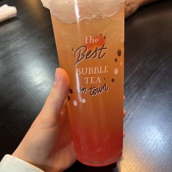 Cafe Brown - Green tea with bursting boba - Bubble Tea Near Me - Lakewood, Washington Cafe Brown - Green tea with bursting boba - Bubble Tea Near Me - Lakewood, Washington