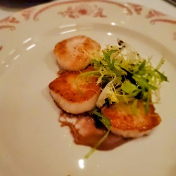 Georgie - Course#2 - I chose Seared Scallops (my favorite of all the courses) - New American Near Me - Dallas, Texas