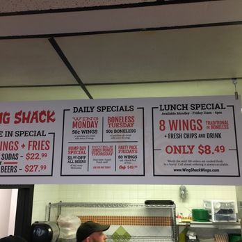Wing Shack Cheyenne - Daily Specials - Chicken Wings Near Me - Cheyenne, Wyoming