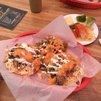 Cali Spartan Mexican Kitchen - Little crispy tacos with pastor and suadero - Mexican Near Me - San Jose, California
