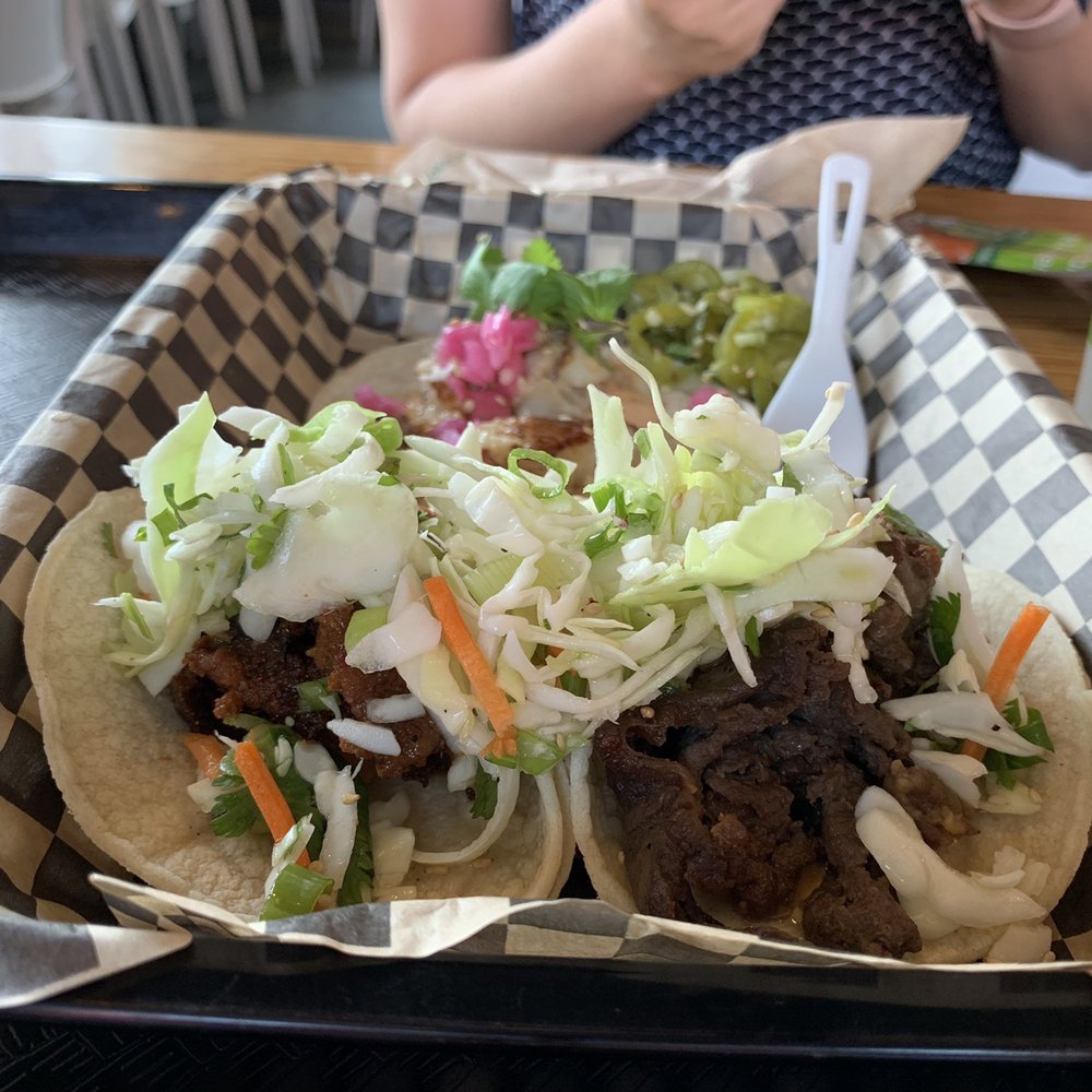 Marination Ma Kai - Spicy pork taco, Fish Tacos and bulgogi taco - Korean Near Me - Seattle, Washington