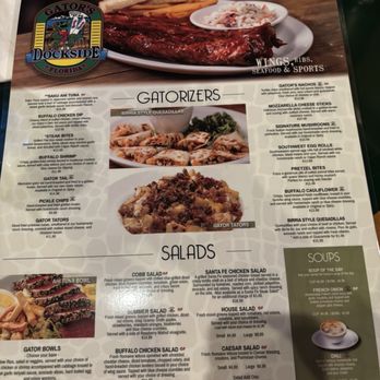 Gator's Dockside Ocala - Restaurant Menu - American Near Me - Ocala, Florida Gator's Dockside Ocala - Restaurant Menu - American Near Me - Ocala, Florida