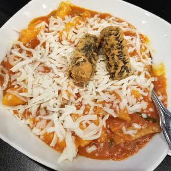 Bonchon Natomas - Tteokbokki extra spicy. (Not spicy tbh) - Korean Near Me - Sacramento, California