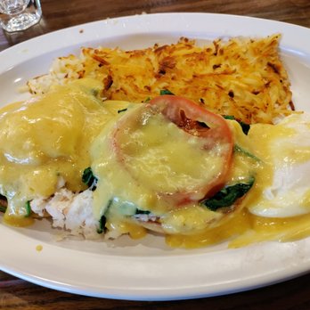 Heidi's Of Gresham - Dungeness Crab Benedict - American Near Me - Gresham, Oregon Heidi's Of Gresham - Dungeness Crab Benedict - American Near Me - Gresham, Oregon