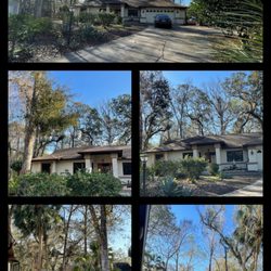 Skipper's Tree Service - Before and after of tree removal.