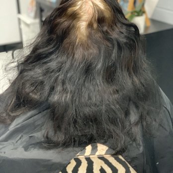 Salon Thairpy - I did color on her roots and highlights - Hair Salons Near Me - Bakersfield, California Salon Thairpy - I did color on her roots and highlights - Hair Salons Near Me - Bakersfield, California