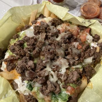 Sabrosada - carne asada fries (half) - Mexican Near Me - Stanton, California