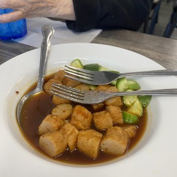 Borneo Eatery - Pempek (fish balls) - Indonesian Near Me - Alhambra, California Borneo Eatery - Pempek (fish balls) - Indonesian Near Me - Alhambra, California