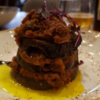 Raag - Baingan bhartha moussaka ($18), vegan by default. Fine, but nothing special. - Indian Near Me - Minneapolis, Minnesota Raag - Baingan bhartha moussaka ($18), vegan by default. Fine, but nothing special. - Indian Near Me - Minneapolis, Minnesota