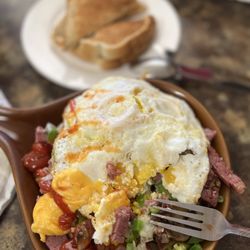 Garden Prairie Cafe - Corn beef hash casserole