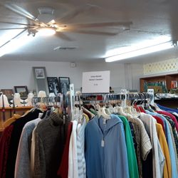 Gently used clothes. Other clothes are donated to needy