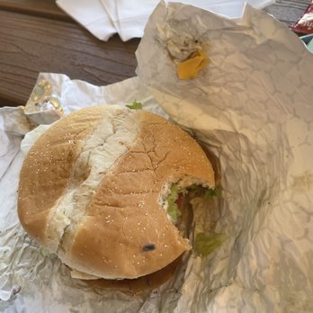 Casey's Place - Oops. I had a bite of the 6 oz burger - Burgers Near Me - Vero Beach, Florida Casey's Place - Oops. I had a bite of the 6 oz burger - Burgers Near Me - Vero Beach, Florida