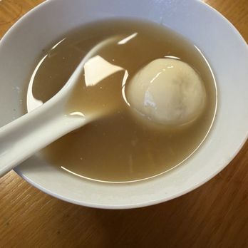 Wah Kung - Mochi ball dessert- warm in ginger like soup - Chinese Near Me - Honolulu, Hawaii