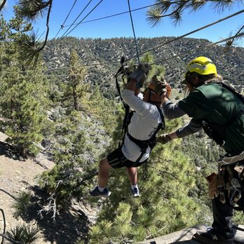 Ziplines at Pacific Crest - Ziplining Near Me - Wrightwood, California
