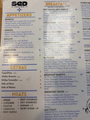 Menu photo 2 SeD Cocina Montclair, CA Menu photo 2 SeD Cocina Montclair, CA