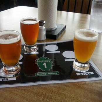 Highway 1 Brewing Company - 1PA, French Mexican war farmhouse ale, ambidextrous amber ale - Breweries Near Me - Pescadero, California Highway 1 Brewing Company - 1PA, French Mexican war farmhouse ale, ambidextrous amber ale - Breweries Near Me - Pescadero, California