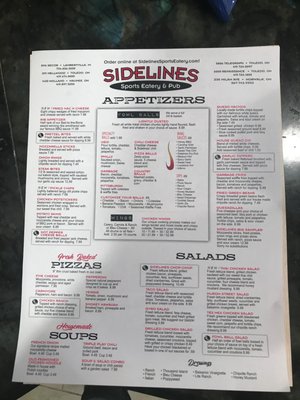 Menu photo 4 Sidelines Sports Eatery - Norwalk Norwalk, OH Menu photo 4 Sidelines Sports Eatery - Norwalk Norwalk, OH