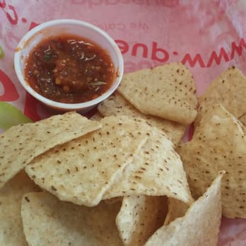Quesada Burritos & Tacos - Chips with spicy salsa. Good !! - Mexican Near Me - Brampton, Ontario Quesada Burritos & Tacos - Chips with spicy salsa. Good !! - Mexican Near Me - Brampton, Ontario