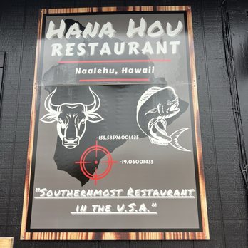 Hana Hou Restaurant - Comfort Food Near Me - Naalehu, Hawaii Hana Hou Restaurant - Comfort Food Near Me - Naalehu, Hawaii