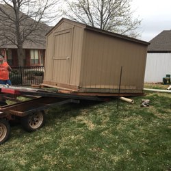 Action Building Mover - 8x10 shed getting loaded up!