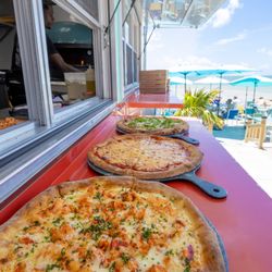 Seaside Cafe wood-fired pizzas