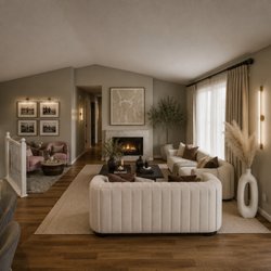 Imperial Luxury Design - Cozy living room transformation