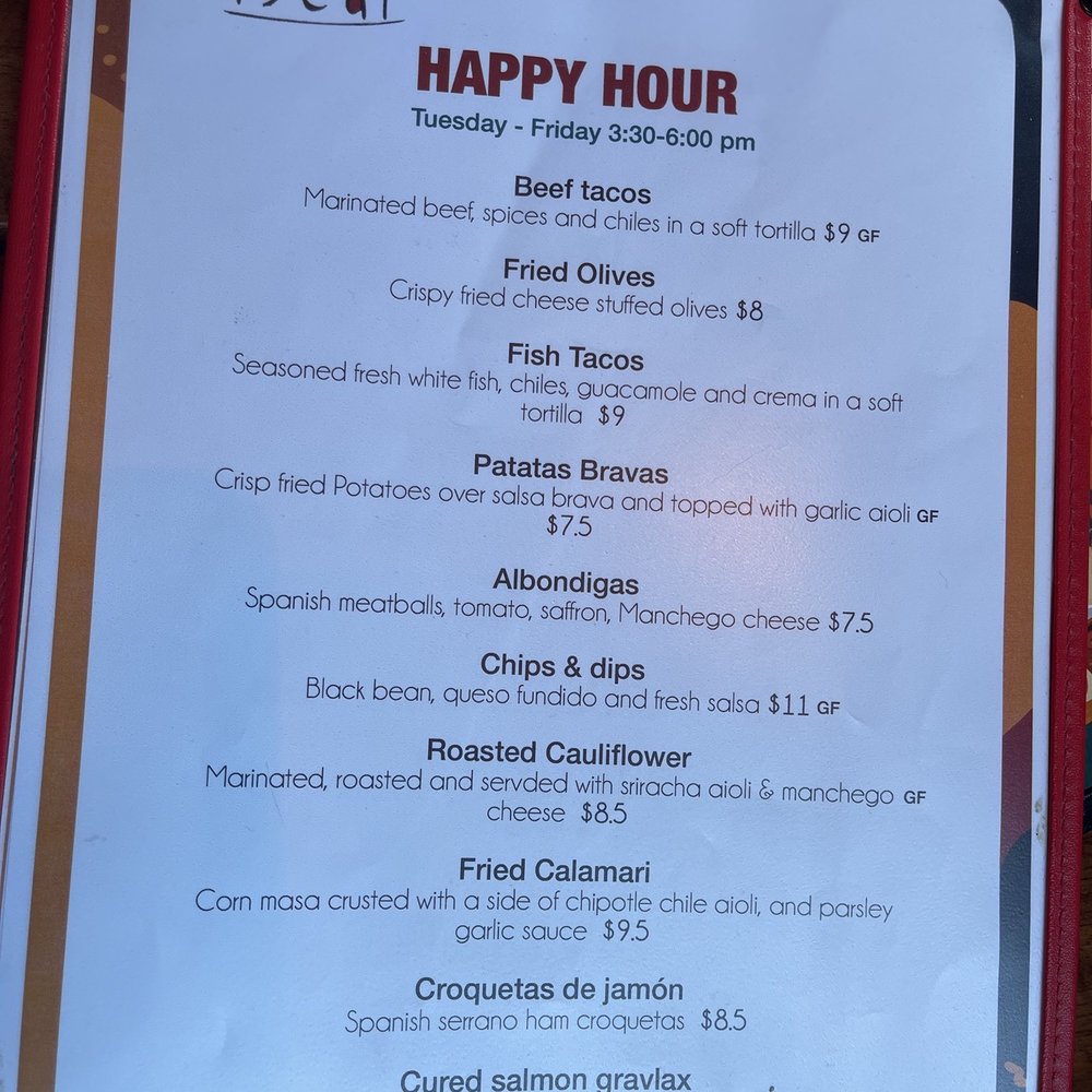Cascal - Happy hour menu 5/10/23 - Tapas Bars Near Me - Mountain View, California Cascal - Happy hour menu 5/10/23 - Tapas Bars Near Me - Mountain View, California