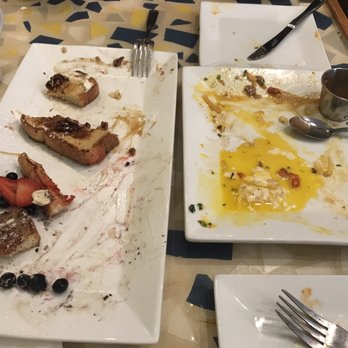 Batter & Berries - The aftermath...inhaled both in about 10 mins. No joke - Breakfast & Brunch Near Me - Chicago, Illinois