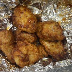 Domino's Pizza - Wings smothered in sauce I cannot eat!