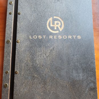 The Lost Resort - Menu cover - feels like an adventure - Resorts Near Me - Greer, Arizona