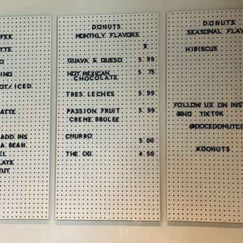 Doce Donut Co - Menu - Donuts Near Me - Seattle, Washington Doce Donut Co - Menu - Donuts Near Me - Seattle, Washington