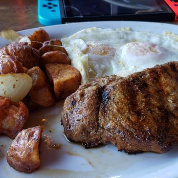 Harold's Corral - Steak and eggs with melon - Steakhouses Near Me - Cave Creek, Arizona Harold's Corral - Steak and eggs with melon - Steakhouses Near Me - Cave Creek, Arizona