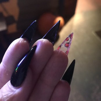 Glo Nail Spa - Sharp and narrow. How stiletto nails should be done. - Nail Salons Near Me - Colorado Springs, Colorado Glo Nail Spa - Sharp and narrow. How stiletto nails should be done. - Nail Salons Near Me - Colorado Springs, Colorado