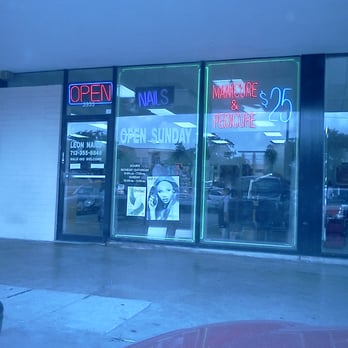Leon Nails - Front of the restaurant... - Nail Salons Near Me - Houston, Texas Leon Nails - Front of the restaurant... - Nail Salons Near Me - Houston, Texas