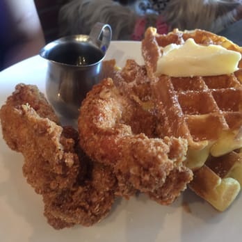 Prospect Gourmand - What they are best known for...chicken and waffles!! It's fantastic!! - New American Near Me - Beverly Hills, California Prospect Gourmand - What they are best known for...chicken and waffles!! It's fantastic!! - New American Near Me - Beverly Hills, California