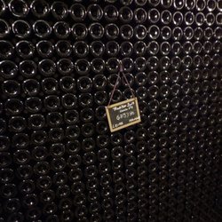 Stacked bottles aging