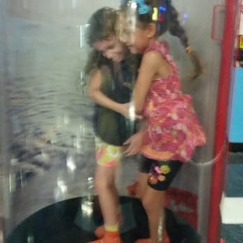 Sky Zone Trampoline Park - Girls at fundraiser in wind machine soo funny lol - Trampoline Parks Near Me - Riverside, California Sky Zone Trampoline Park - Girls at fundraiser in wind machine soo funny lol - Trampoline Parks Near Me - Riverside, California