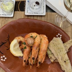 O Manel - Prawns in garlic -12E. Well worth it.