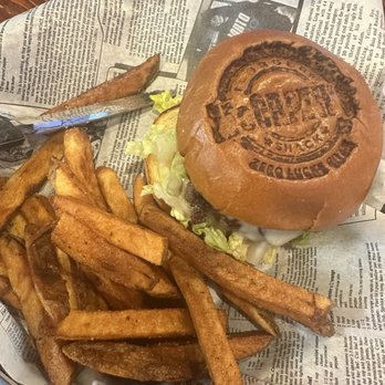 McGrath's Burger Shack - Mushroom Swiss with sautéed onions - Burgers Near Me - Chesapeake, Virginia McGrath's Burger Shack - Mushroom Swiss with sautéed onions - Burgers Near Me - Chesapeake, Virginia