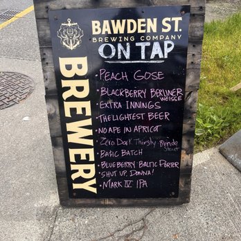Bawden Street Brewing - Beer menu - Breweries Near Me - Ketchikan, Alaska