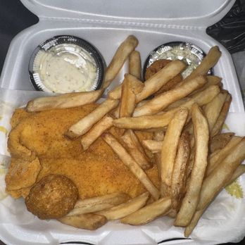Joe Bessinger's BBQ - 2 Piece Catfish Plate - Barbeque Near Me - Summerville, South Carolina Joe Bessinger's BBQ - 2 Piece Catfish Plate - Barbeque Near Me - Summerville, South Carolina