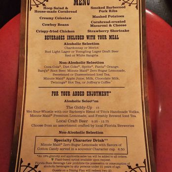 Hoop-Dee-Doo Musical Revue - Menu - Performing Arts Near Me - Lake Buena Vista, Florida Hoop-Dee-Doo Musical Revue - Menu - Performing Arts Near Me - Lake Buena Vista, Florida
