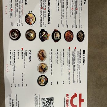 Hansang Tofu - Menu 1/2 (as of 5/26) - Korean Near Me - Milpitas, California Hansang Tofu - Menu 1/2 (as of 5/26) - Korean Near Me - Milpitas, California
