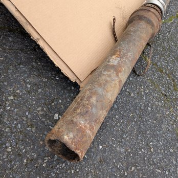 Bee's Plumbing and Heating - Removed cast iron pipe - Plumbing Near Me - Seattle, Washington