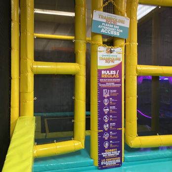 Chuck E. Cheese - See the paddle lock the trampoline area even though several customers paid $13.99 plus the cost of socks to jump - Pizza Near Me - Phoenix, Arizona