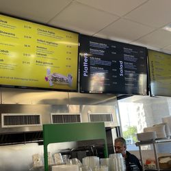 Kabab Falafel Addiction - Interior menu