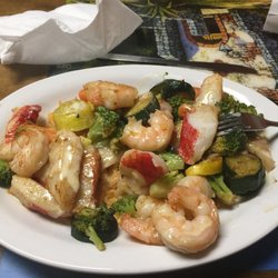 El Azul Grande - Shrimp Grande! Delicious!