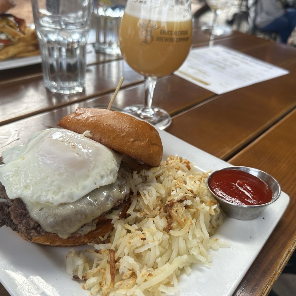 Brues Alehouse - Musso Breakfast Burger - Breweries Near Me - Pueblo, Colorado Brues Alehouse - Musso Breakfast Burger - Breweries Near Me - Pueblo, Colorado