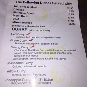 Tana Thai - Menu - Thai Near Me - Bronx, New York