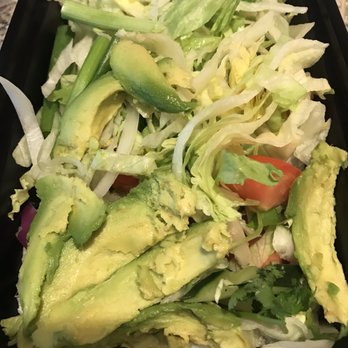 Thai Express - Thai Avocado salad, sans ginger-peanut dressing. - Thai Near Me - Springfield, Missouri